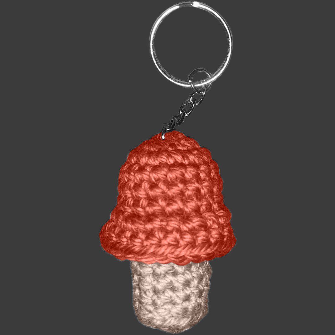 Mushroom Keychain