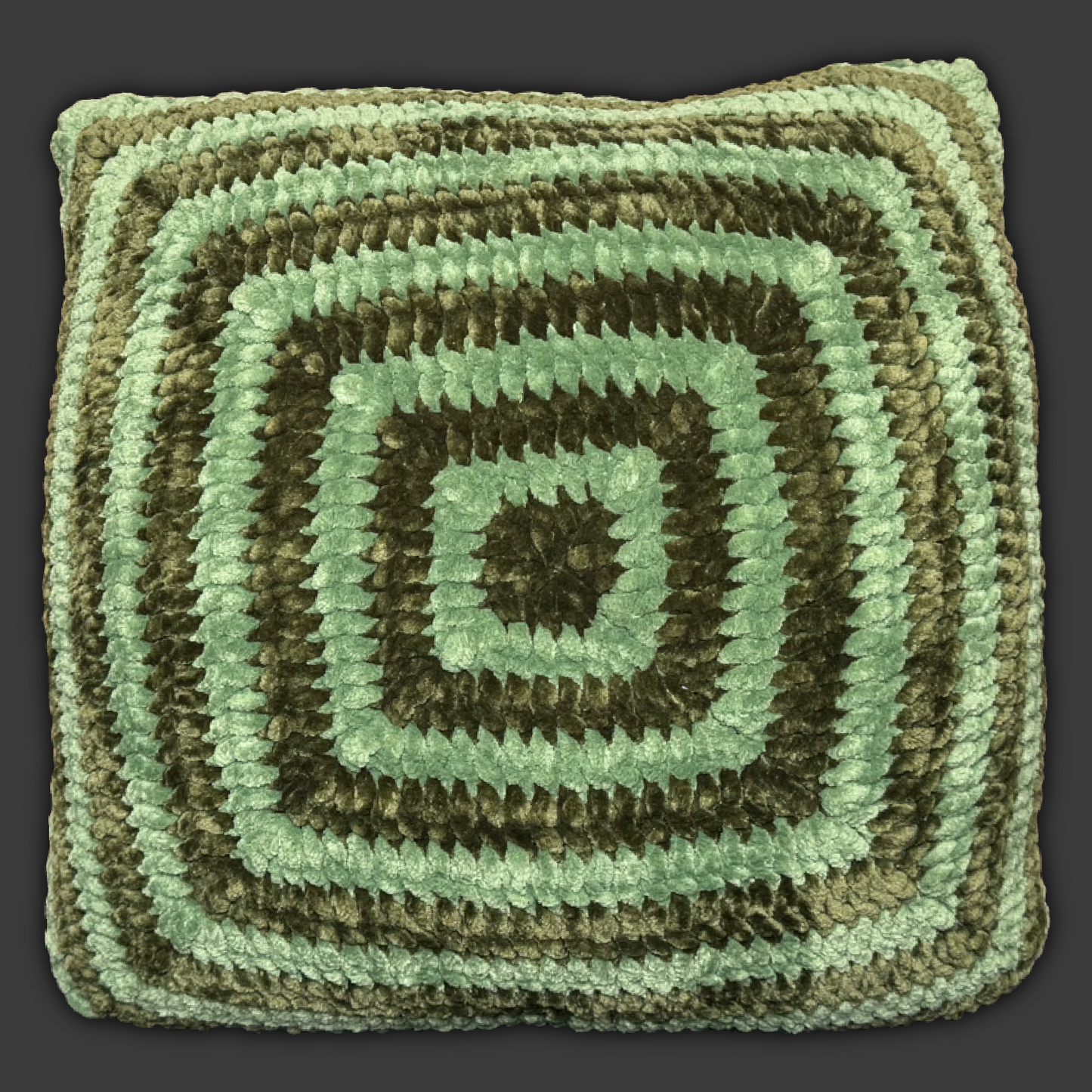 TWO TONE GREEN PILLOW